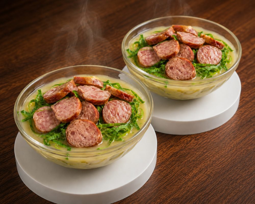 Caldo de couve com linguiça